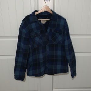 Sherpa flannel jacket